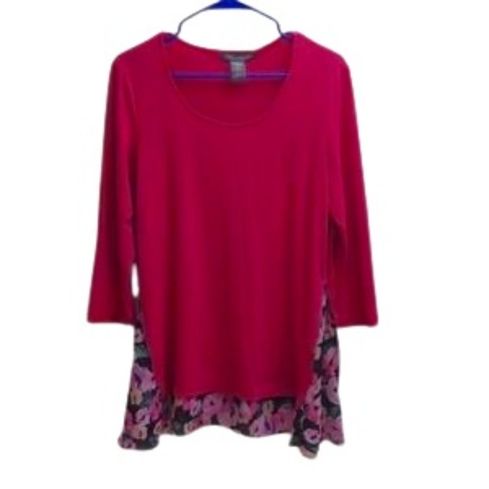 Kate & Mallory Pink Tunic Medium Size